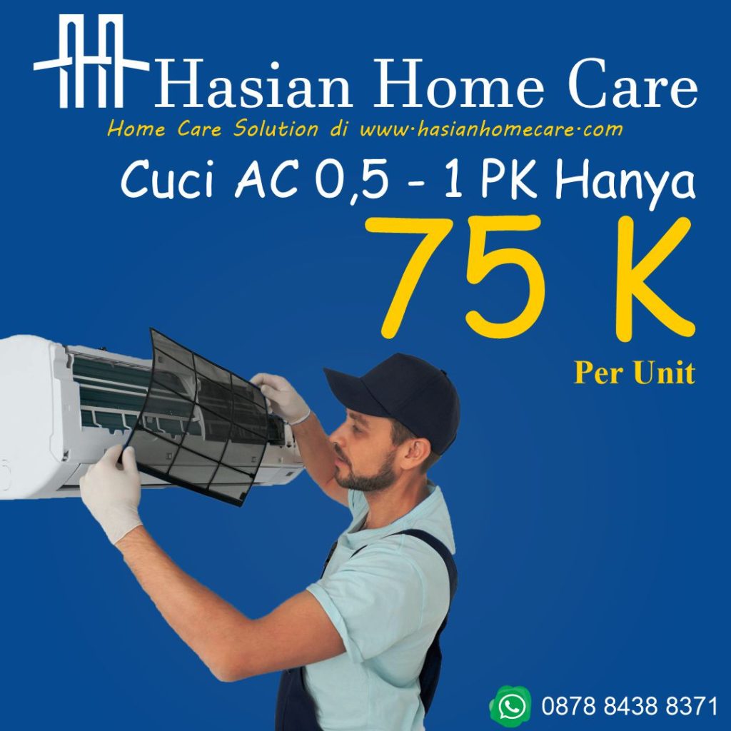 Cuci AC Split 0,5 - 1 PK